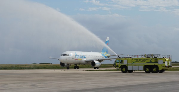 Aruba Airlines a inougurá buelo pa Kòrsou