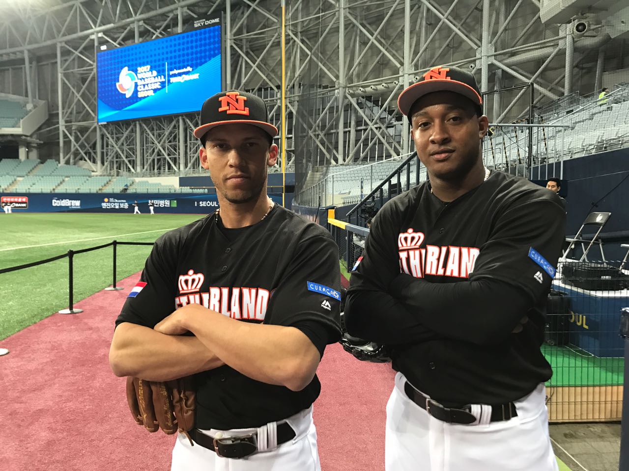 Curaçao Promoted on the Kingdom of the Netherlands’ team shirts at the World Baseball Classic