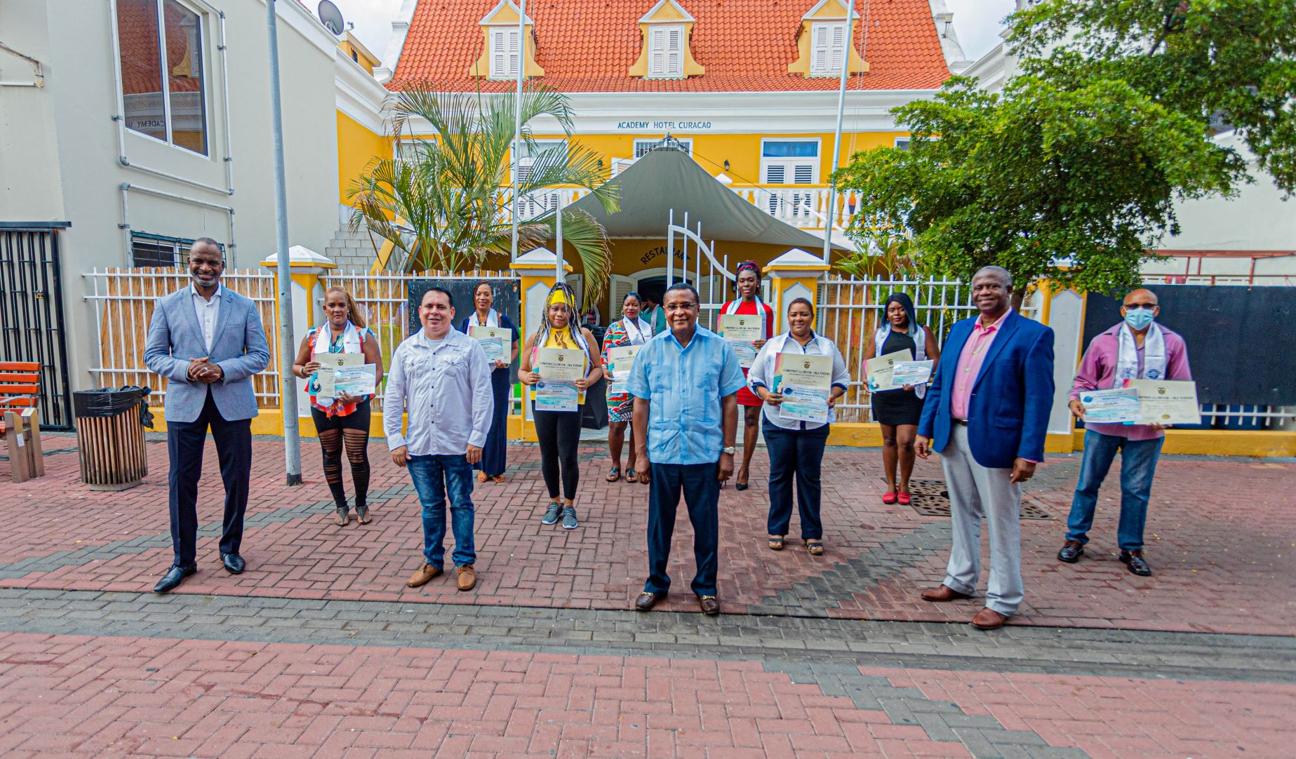 Certificate Handover Ceremony for Tourist Massage Course