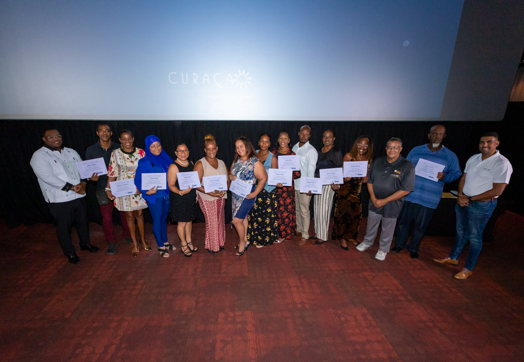 Certificate award ceremony for Receptionist course and Tourist Guide course