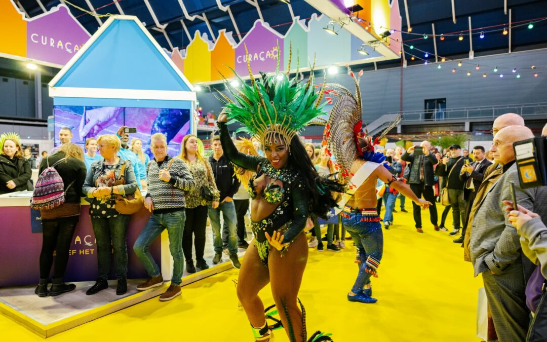 A touch of Curaçao’s Carnival during the 2023 Vacation Fair in the Netherlands
