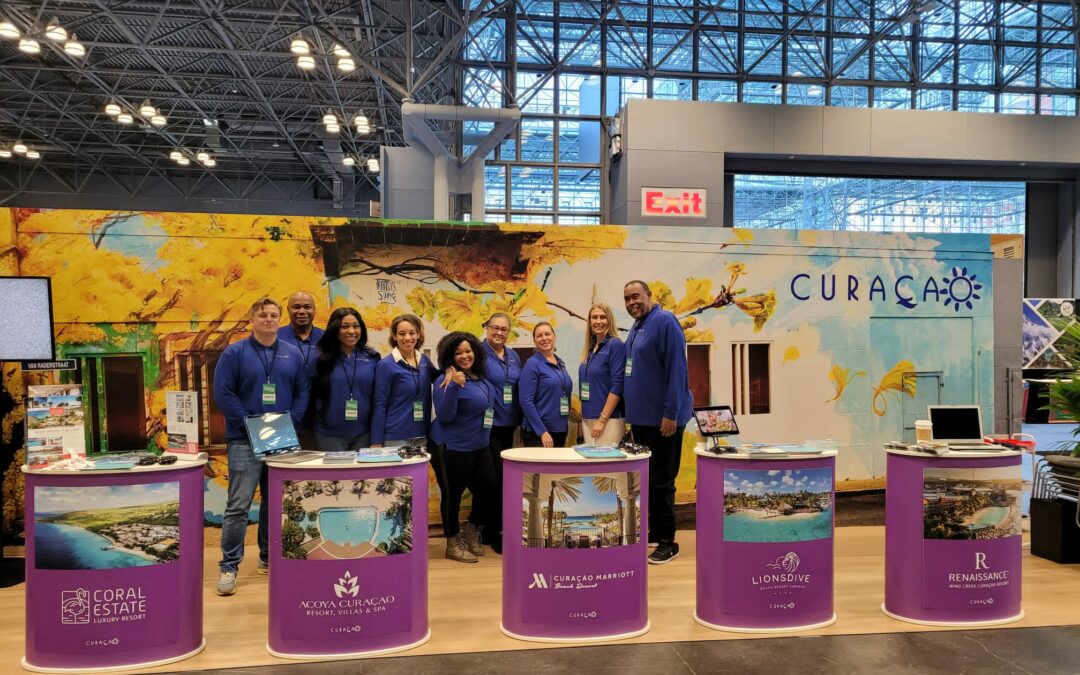 Kòrsou su produkto turístiko presentá durante New York Travel & Adventure Show 2023