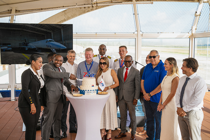 Inaugural Flight Celebration Z Air Connecting Curaçao and St. Maarten